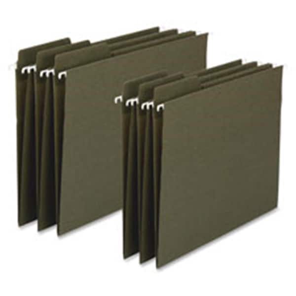 Made-To-Stick Hanging Folders; 11pt; .33 Cut; Ltr; 11.75 in. x 10 in.; 20-BX; GN, 20PK MA789729 - main